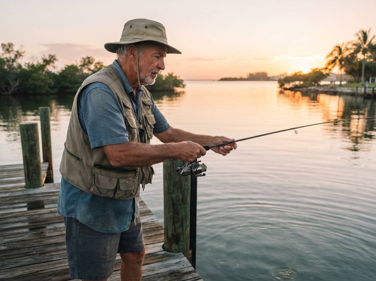 Nine U. S. towns where retire ment and reliable fishing overlap, from Florida' s tar pon coast to South Dakota' s wall eye…