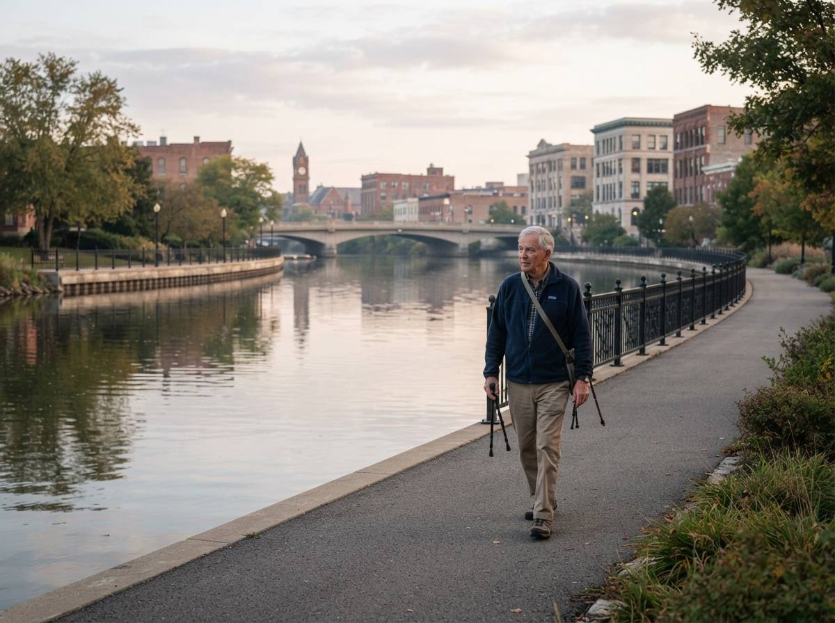 Elgin combines home values below the national average with riverfront trails, nearby hospitals and transit links to Chicago.